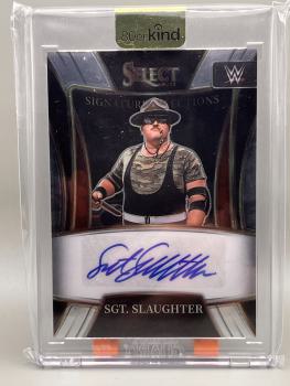 Sgt. Slaughter Base Auto - 2022 Panini Select WWE