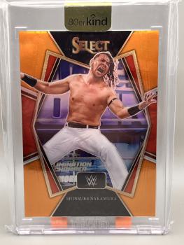 Shinsuke Nakamura Orange Prizm 01/35 - 2022 Panini Select WWE