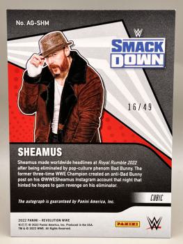 Sheamus 16/49 Cubic Auto - 2022 Panini Revolution WWE