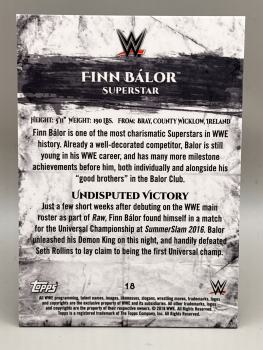 Finn Balor Base 30/50 - 2018 Topps Undisputed WWE