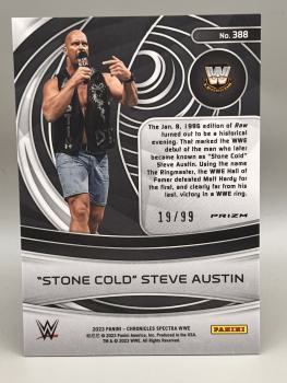 Stone Cold Steve Austin Spectra 19/99 - 2023 Panini Chronicles WWE