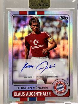 Klaus Augenthaler Legends Auto - 2023 Topps FC Bayern Teamset