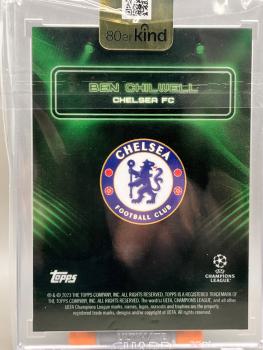 Ben Chilwell | Chelsea FC Green Parallel Auto 67/99 - 2023 Topps Showtime Fußball