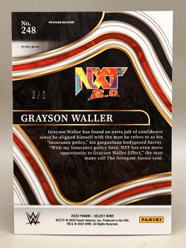 Grayson Waller Lucky Envelope 06/08 Rookie - 2022 Panini Select WWE