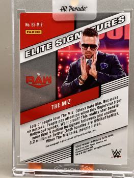 The Miz Elite Signatures 46/49 - 2023 Panini Donruss Elite WWE