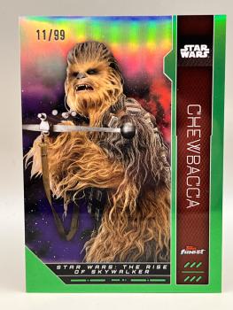 Chewbacca Green Refractor 11/99 - 2023 Topps Finest Star Wars