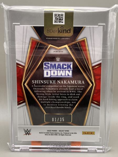 Shinsuke Nakamura Orange Prizm 01/35 - 2022 Panini Select WWE