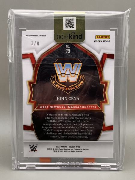 John Cena Lucky Envelope Gold 03/08 - 2023 Panini Select WWE