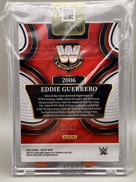 Eddie Guerrero Hall of Fame Gold 03/10 - 2022 Panini Select WWE