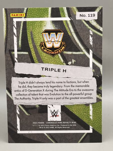 Triple H Ring Royality 36/49 - 2023 Panini Chronicles WWE