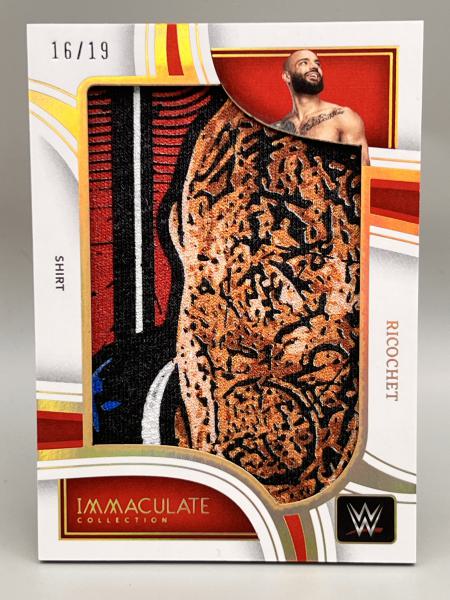 Ricochet Jumbo Memorabilia 16/19 - 2023 Panini Immaculate WWE