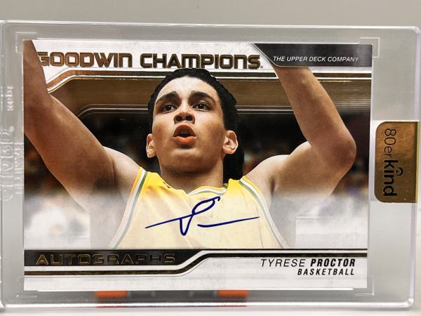 Tyrese Proctor Autograph - 2023 Upper Deck Goodwin Champions