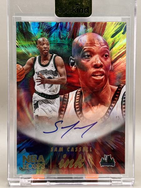 Sam Cassell Gold Ink Auto - 2022 Panini NBA Hoops