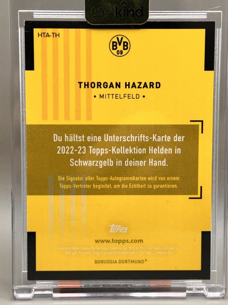 Thorgan Hazard Helden von Heute 5/5 - 2023 Topps Borussia Dortmund Team Set