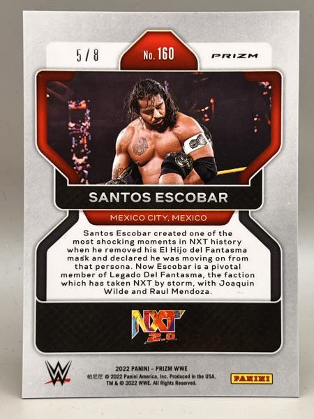 Santos Escobar Lucky Envelope 5/8 - 2022 Panini Prizm WWE