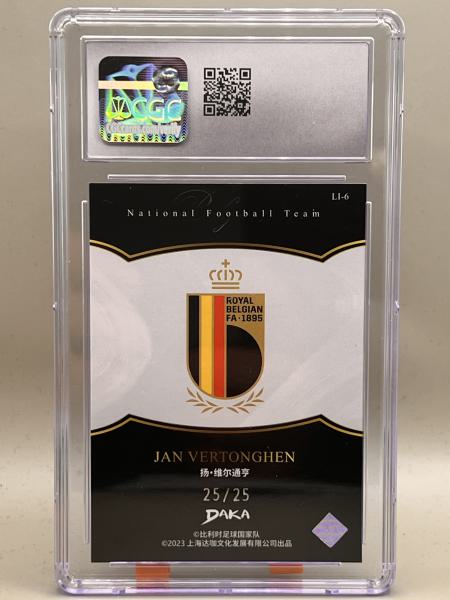 Jan Vertonghen The Lion 25/25 CGC10 - 2022 Daka Belgium National Football Team