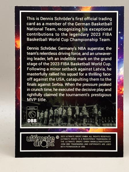 Dennis Schröder Base - 2023 Ultimate Dropz DBB Teamset